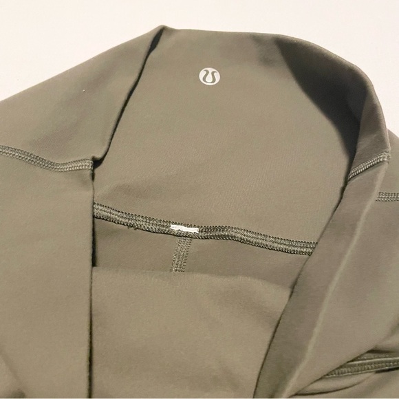 Lululemon Womens Green Crop Pant Leggings Missing Size - Picture 6 of 15